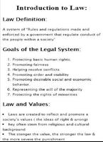 برنامه‌نما Introduction to Law عکس از صفحه