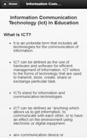 Information Communication Tech Screenshot 1