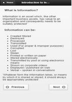 Information security screenshot 1