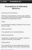 Organizational Behavior Plakat