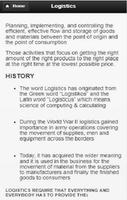 Logistics تصوير الشاشة 2