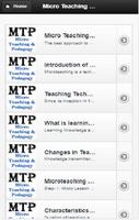 micro teaching and pedagogy Plakat