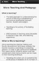 micro teaching and pedagogy Screenshot 2
