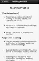 Teaching Practice Screenshot 2