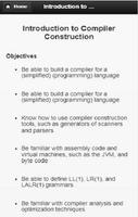 Compiler structure Screenshot 2
