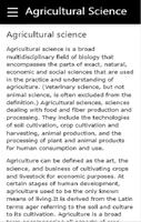 Agricultural science capture d'écran 2