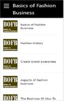 Basics of Business Fashions poster