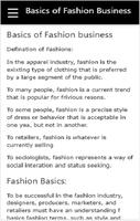 Basics of Business Fashions screenshot 1