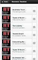 Business Taxation capture d'écran 3
