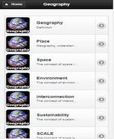 Geography پوسٹر