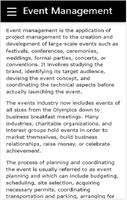 Event Management screenshot 1