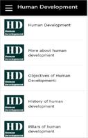 Human Development Plakat
