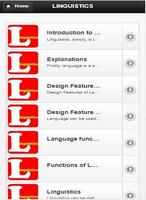 Linguistics Plakat