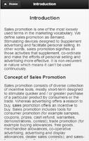 Sales promotion capture d'écran 1