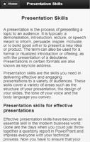Presentation Skills screenshot 1