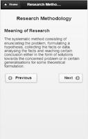 Research Methodology screenshot 1