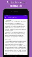 2 Schermata Zoology basics an offline App