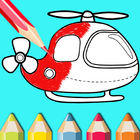 drawing coloring book icône