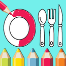 kitchen coloring book for kids APK