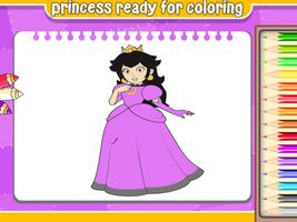 Princess coloring book drawing capture d'écran 3