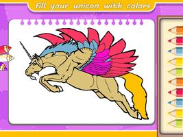 unicorn coloring pages and drawing capture d'écran 2