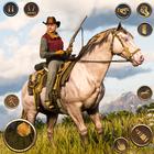 Cowboy Horse Riding Horse Race آئیکن