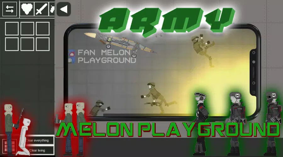 Army mod melon playground for Android - Free App Download