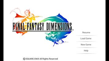 FINAL FANTASY DIMENSIONS poster