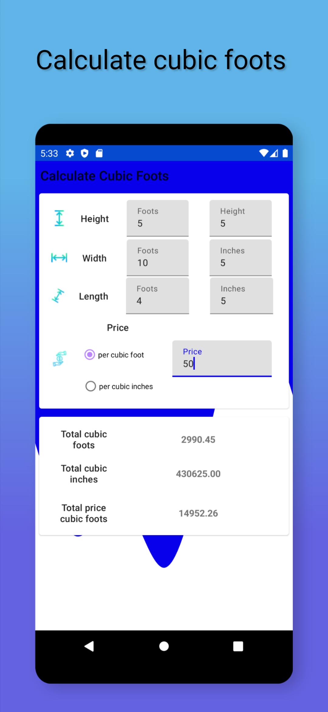 Square Footage Calculator for Android APK Download