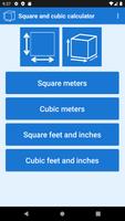 Square meters calculator โปสเตอร์