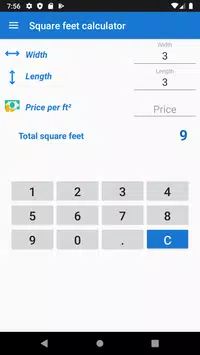 Square feet calculator APK for Android Download