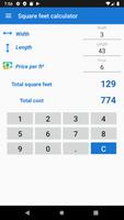 Square feet calculator スクリーンショット 1