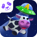 Square Panda Space Cows aplikacja