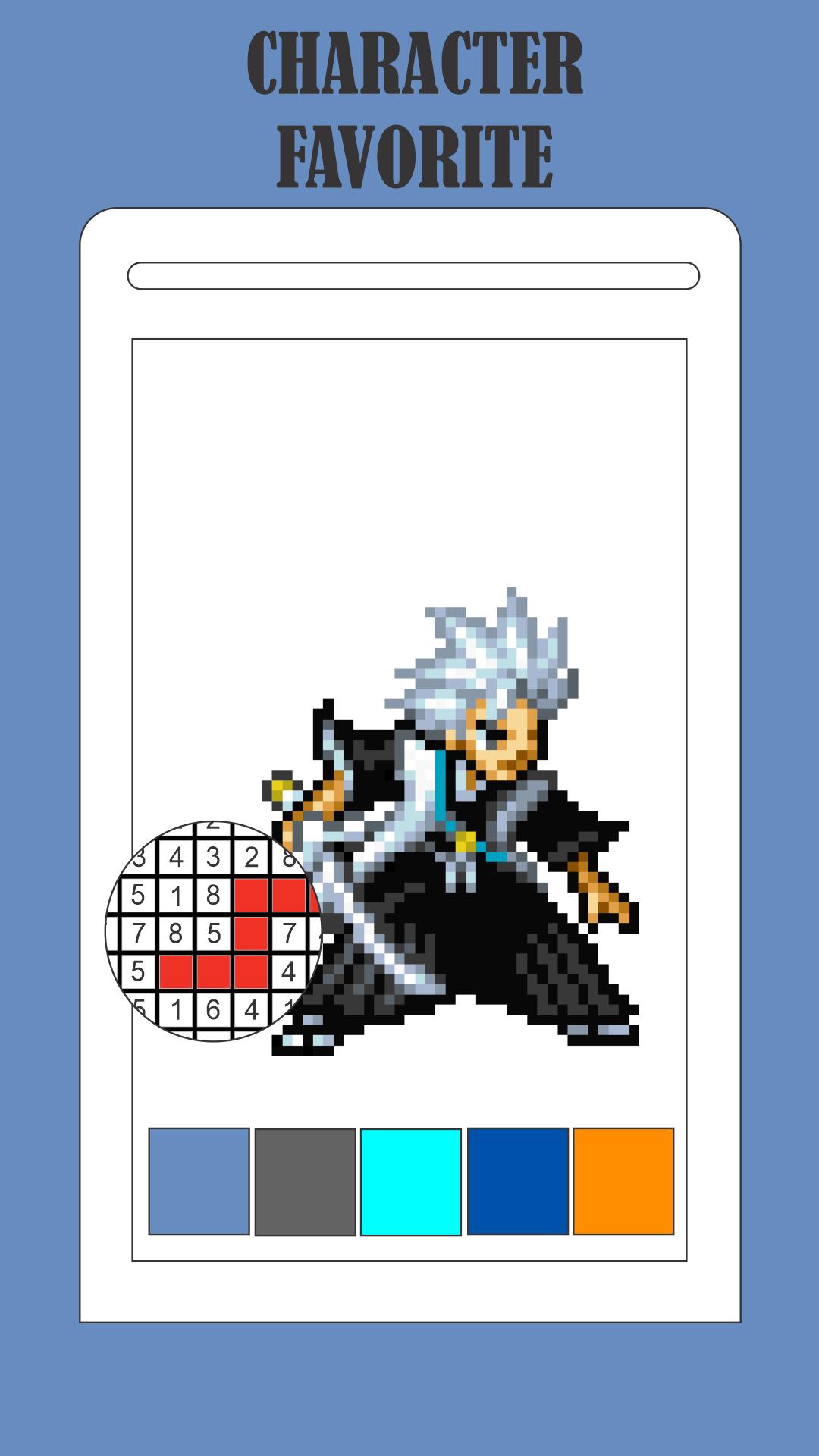 Gintama Anime Cute Pixel Art für Android - APK herunterladen