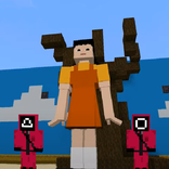 Mod Squid Game for Minecraft (+ skins & Maps)