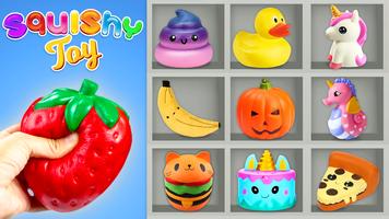 Squishy Toys 3D : fidget toys Affiche