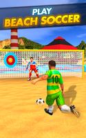 Kick Shoot: Beach Soccer Football Goal Cartaz