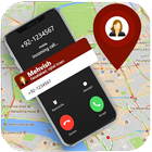 Mobile number locator: GPS route & Address Finder icône