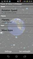 Planet Galaxy Live Wallpaper capture d'écran 1