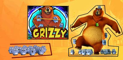 Grizzy and the lemmings 3D постер