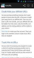 1 Schermata vzturl: Short & cloak Url