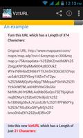 2 Schermata vzturl: Short & cloak Url