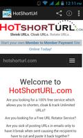 HotShortUrl Cloak & Track Urls Affiche
