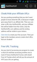 HotShortUrl Cloak & Track Urls capture d'écran 2
