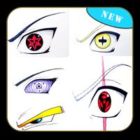 Como desenhar olhos de anime Cartaz