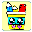 How to draw School Supplies APK