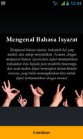 Belajar Bahasa Isyarat 海報