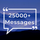 25000 Messages, Quotes, Status أيقونة