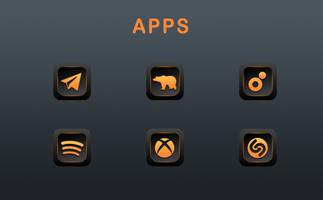 Orange Dude Icon Pack capture d'écran 1