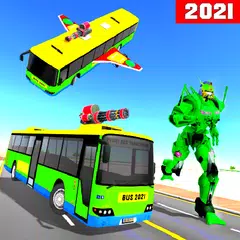 Flying Robot Bus Transform 3D APK download
